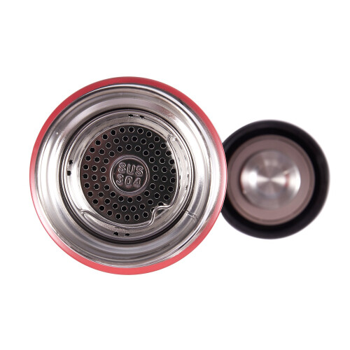 Stainless Contenitore Per Vuoto In Acciaio Rosso 2