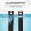 20mm Silicone Strap Watch Band For Chronoscaph Autoscaph 21 Band, Black 4