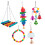 10St Papegaaien Swing Bell Speelgoed Multi Vogelkooi 1
