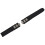 20mm Silicone Strap Watch Band For Chronoscaph Autoscaph 21 Band, Black 1