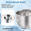 Stainless Steel Brush Shave Bowl Shave 6