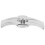 Double Push Button Butterfly Clasp Buckle Silver For 21mm Watch Band Strap 7