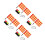 4Sets Voetbalscheidsrechter Kit Flags Rood PVC Set 4
