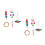 10St Papegaaien Swing Bell Speelgoed Multi Vogelkooi 6