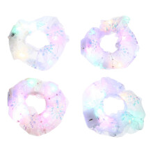 12Stk LED Scrunchies Glitzernde Haarbänder Für Partys Und Tanz