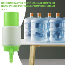 1X Trink Wasser Pumpe Hand Gefuellte Hand Presse Tragbar Pumpen Spender