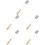 5Stk Graphit Form Für Glasblasen Silber Robust 8