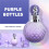 110ML Vintage Crystal Spray Perfume Bottle White Short Atomizer Refillable Glass 2