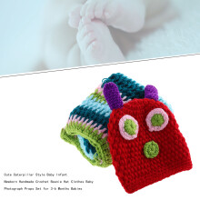 3St Handgemaakte Babymuts Haakwerk Kleurig Voor Baby Fotoshoot