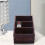 Retro PU Leather Cosmetic Storage Box Remote Control Phone Holder Table Organizer for Home Office Storage Case 3