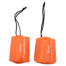 Manta de Supervivencia TéRmica Impermeable de Saco de Dormir de 2 Paquetes para Senderismo Al Aire Libre