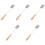 5Stk Graphit Form Für Glasblasen Silber Robust 5