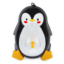 Baby Boy Potty Toilet Training Penguin Children Stand Vertical Urinal Boys Pee Infant Toddler Wall-Mounted Black