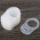10 Pcs Button Silicone Ring Mam Pacifier Holder Mannequin Clip Adapter Transparent 3
