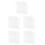 15Pcs Clear Acrylic Threading Board Crochet Basket Base DIY Supply 4