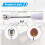 LED light Bulb lamp Holder Converters Adapter Flexible E27 to E27 20cm Length Flexible Extend Socket Base Type Extension 7