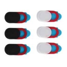 6 Pack Webcam Cover Slide Ultra Thin Round Laptop Camera Cover Slide Privacy Protection for Computer Pro