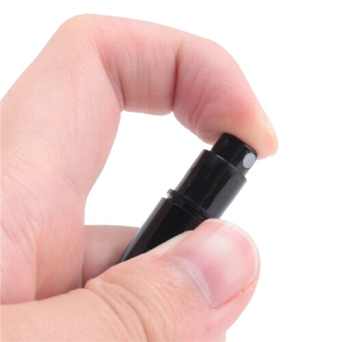 100Pcs / Lot 2Ml Black Plastic Perfume Spray Bottle Sample Spray Sprayer Atomizer Perfume Bottle 2