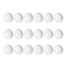 18 Pack Plastic Regular Mouth Jar Lids For , Kerr And More - Food Grade White Plastic Storage Caps