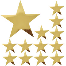 50Stk Papiersterne Gold Für Hochzeit Wanddeko Und Eventdekoration