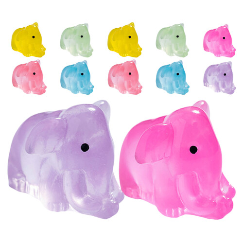 48Stk Mini Skulpturen Resin Bunt LED 2