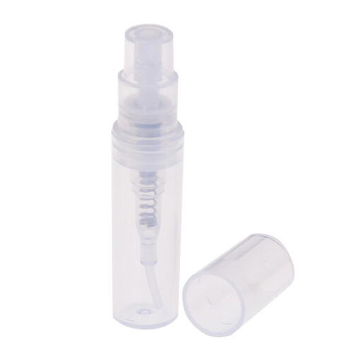 Transparent 2 ML Spray Plastic Bottle Spray Perfume Empty Sample Bottle Suitable for Travel Party 60Pcs 1