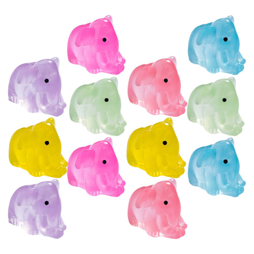 48Stk Mini Skulpturen Resin Bunt LED 1