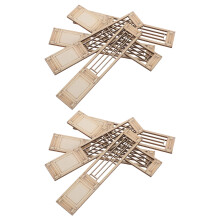 100Stk Beige Holztür Für Puppenhaus Chinesisches Design