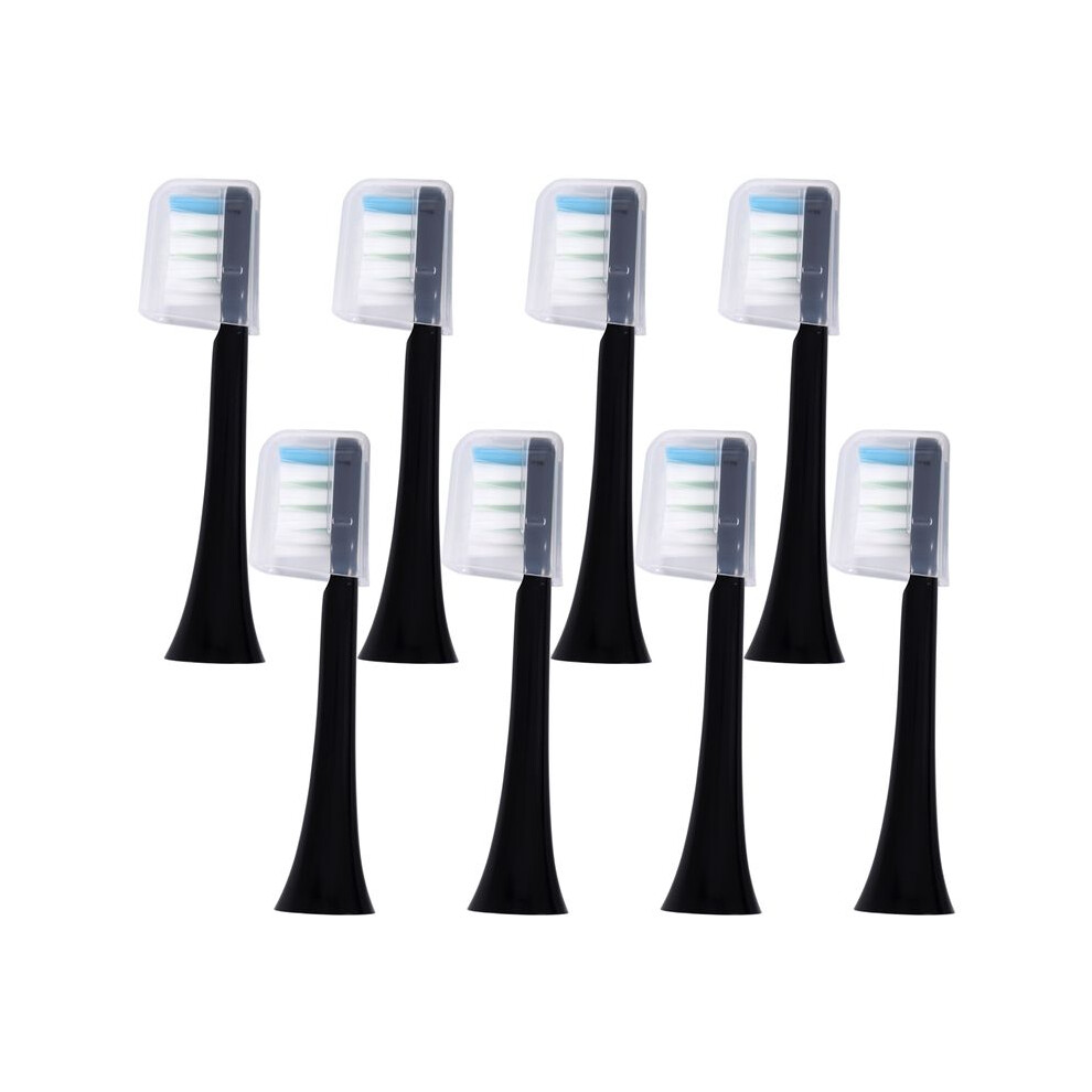 Black 8Pcs Replacement Toothbrush Heads For V1x3/X3u X1/X3/X5 Electric Tooth Brush Heads