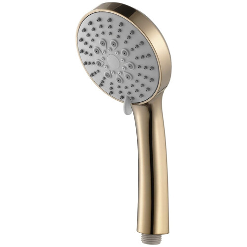 Brushed Gold Handheld High Pressure ABS Shower  Water Saving Hand Shower  5 Function Rain Hand Held Shower