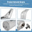 Automatic Soap Dispenser Touchless 400Ml,Automatic Sensor Soap Dispenser,Dish Soap Dispenser for Kitchen Bathroom Hotel 5