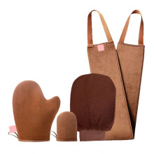 Conjunto de Luvas de Lubrificador de Bronzeamento Aplicador de Bronzeamento Sem Luvas de Reunimento Corporal Ferramenta de LubrificaçãO Aplicador