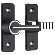 Luminous Barn Door Lock,Sliding Barn Door ,180 Degree Heavy Duty Gate Suitable for Garden,Garage