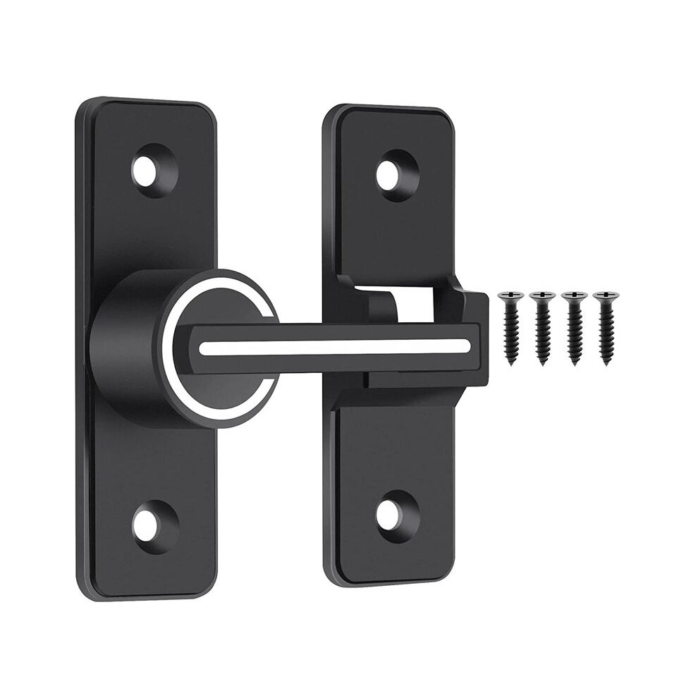 Luminous Barn Door Lock,Sliding Latch,180 Degree H 4852351759184