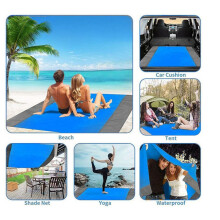 Stranddecke mit Ecktaschen, Sanddicht, Extra GroßE Strandmatte, üBergroßE Stranddecke, Wasserdicht für Picknick, Konzert A