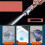 2Pcs Shower  with Beads Filter Pressure Boosting Shower  Spray with 3 Modes Water Saving Bathing for Home 5