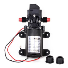 1 Uds Interruptor de Flujo AutomáTico 6L/Min DC12V 70W 130PSI Bomba de Agua de Diafragma AutomáTico Bombas Autocebantes, Rosca de Tornillo