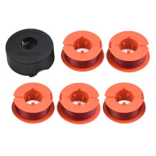 6-Piece Lawn Mower Spool and Spool Cover Set is Suitable for  F016800175&F016L71088.