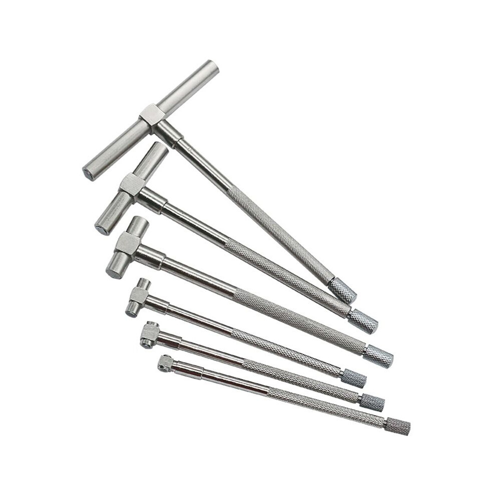 6-Piece Telescopic Gauge Inner Diameter Gauge Adjustable Gauge 8-150Mm 5/16-6 Inch Telescopic Gauge 6031562260186
