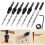 5Pcs Wood Countersink Drill Bit Set with 2Pcs Counter Sinker Replacement Tapered Drill Bit for Drilling  Hole 2