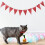 10Stk Gefleckte Papier Wimpelkette 10