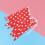 10Stk Gefleckte Papier Wimpelkette 9