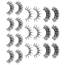 20Paare Fake Wimpern Mit Leicht Für Party Deko