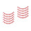 10Stk Gefleckte Papier Wimpelkette 6