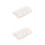 2Sets Serviertablett Geteiltes Tablett Für Party Snacks 6