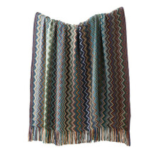 Home Boho Gooi Deken voor Bank Slaapbank Boerderij Cottage Decor Zacht Warm Gezellig Gebreide Deken met Kwastjes Stijl A
