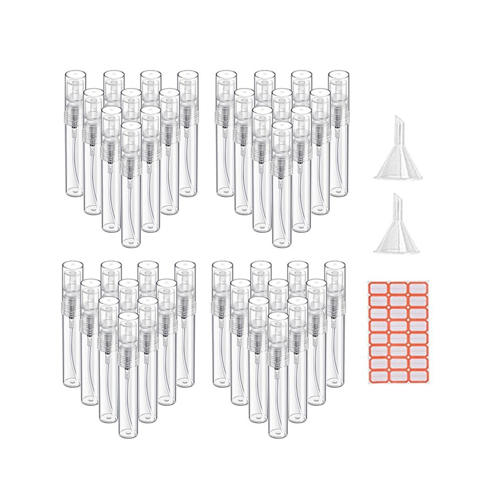 120Pcs 5ML Spray Bottle Small Cosmetic Packing Atomizer Perfume Bottles Atomizing Spray Liquid Container for Travel