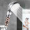 2Pcs Shower  with Beads Filter Pressure Boosting Shower  Spray with 3 Modes Water Saving Bathing for Home 2