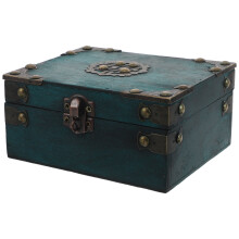 3Stk Dunkelgrüne Holz Schmuckbox Mit Passwortschloss Für Zuhause