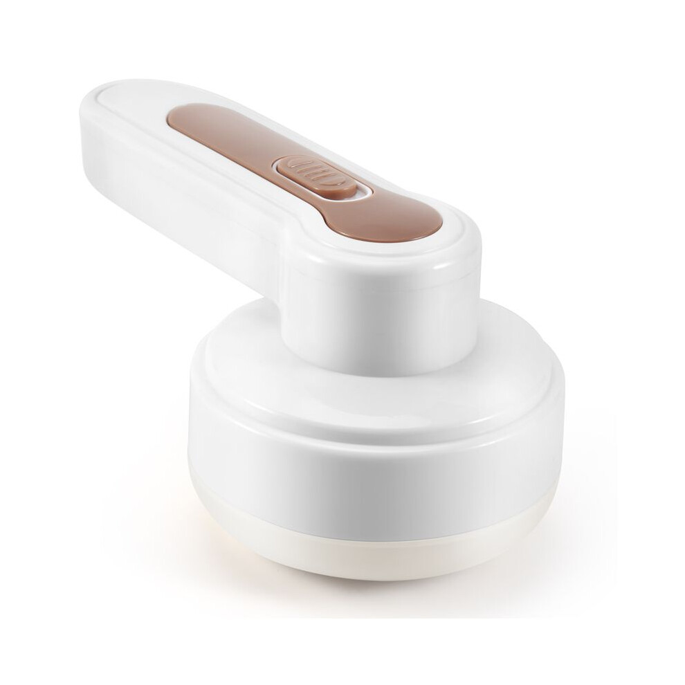 Exogio White/Gold Electric Lint Remover Wireless Rechargeable Fuzz Shavers Clothes Sweater Fabric Shaver Pill Remover Lint Pellet
